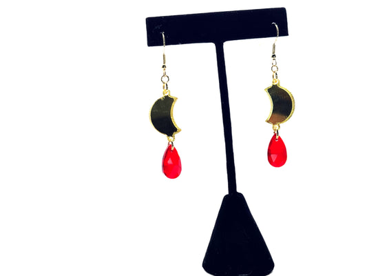 Blood Moon Earrings