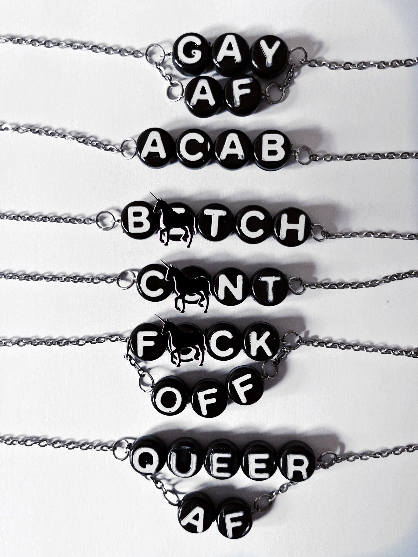 Curse(d) Word Bracelets