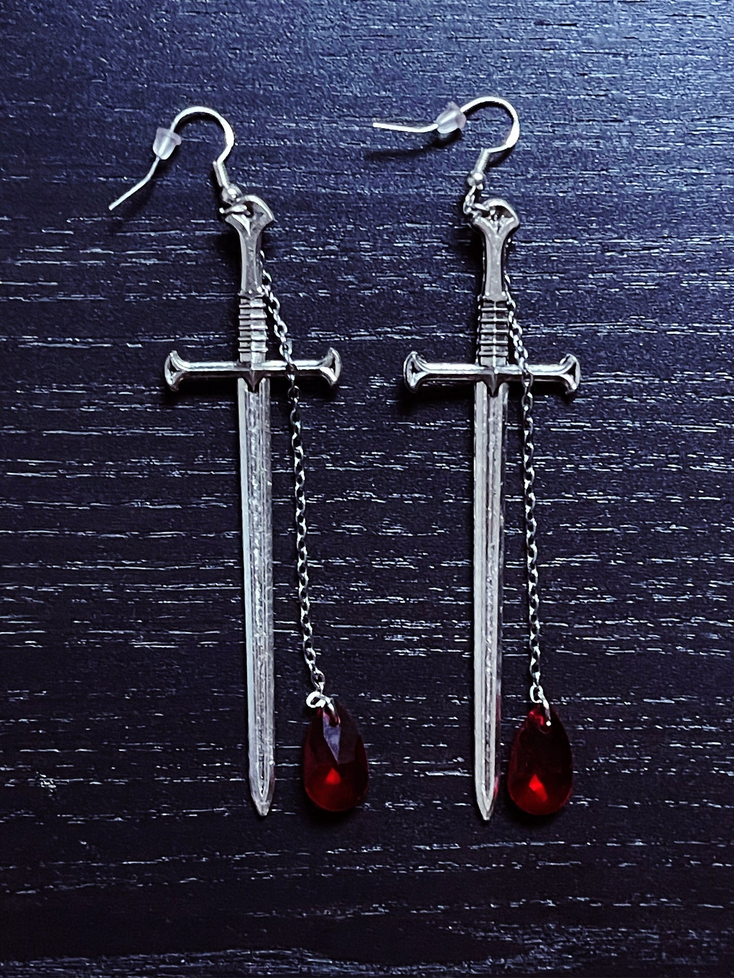 Gothic Sword Earrings