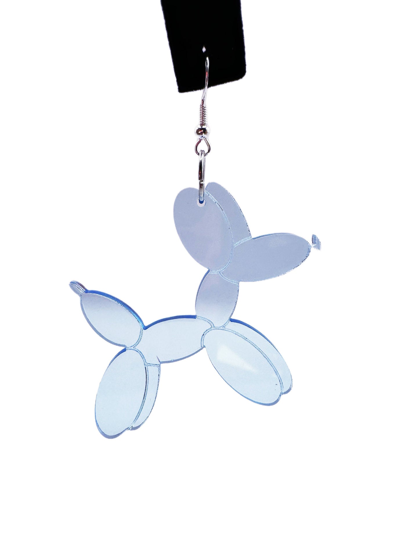 Balloon Dog Acrylic Earrings