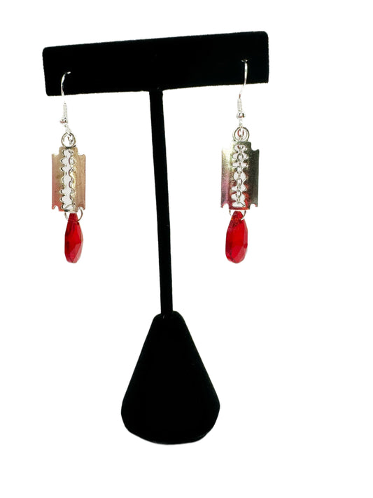 Gothic Razor Earrings